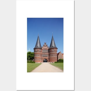 Holsten Gate, Luebeck, Schleswig-Holstein, Germany, Europe Posters and Art